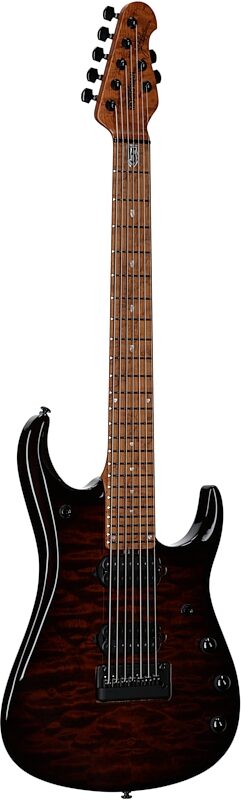open zoom image for Ernie Ball Music Man Petrucci JP157 Electric Guitar (with Case), Amber Waves Quilt, Maple Fretboard, Serial Number K06490, Body Left Front