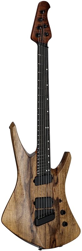 open zoom image for Ernie Ball Music Man Kaizen 6 Electric Guitar (with Case), Black Limba, Ebony Fretboard, Serial Number S12225, Body Left Front