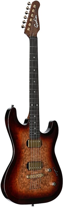 open zoom image for Godin Artisan ST-II EN Electric Guitar (with Case), Whiskey Burst, Serial Number 25314519, Body Left Front