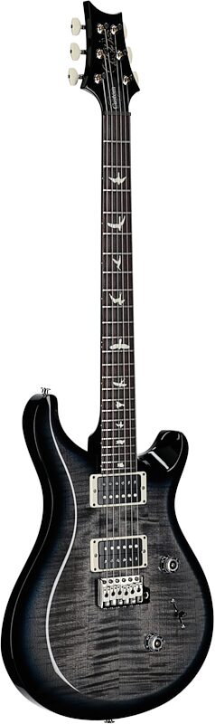 open zoom image for PRS Paul Reed Smith S2 Custom 24 Gloss Pattern Thin Electric Guitar (with Gig Bag), Faded Gray Black Blue Smokeburst, Serial Number S2083253, Body Left Front