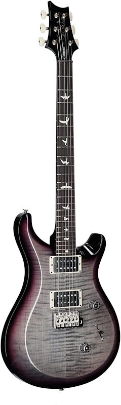 open zoom image for PRS Paul Reed Smith S2 Custom Color 24 Electric Guitar (with Gig Bag), Faded Gray Black Purple Smokeburst, Serial Number S2083693, Body Left Front
