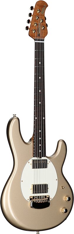 open zoom image for Ernie Ball Music Man StingRay II Cory Wong Electric Guitar, Cashmere, Serial Number s12700, Body Left Front