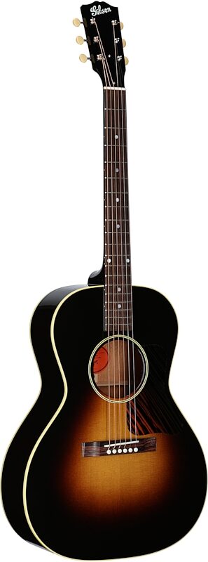 open zoom image for Gibson L-00 Original Acoustic-Electric Guitar (with Case), Vintage Sunburst, Serial Number 22045122, Body Left Front