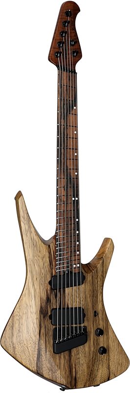 open zoom image for Ernie Ball Music Man Kaizen 7 Electric Guitar (with Case), Black Limba, Ebony Fretboard, Serial Number S12424, Body Left Front