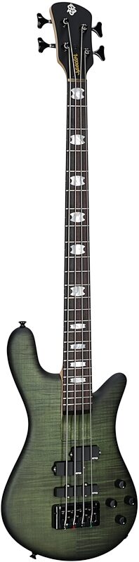 open zoom image for Spector Euro4 LX Bolt-On Bass Guitar (with Gig Bag), Haunted Moss Matte, Serial Number ]C121NB23267, Body Left Front