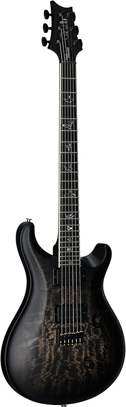 open zoom image for PRS Paul Reed Smith Mark Holcomb Wraparound Electric Guitar (with Case), Charcoal Wraparound Burst, Serial Number 0409456, Body Left Front