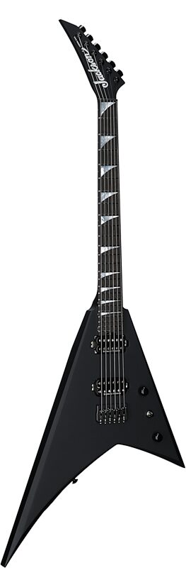 open zoom image for Jackson American Series Rhoads RR24 HT Electric Guitar, Ebony Fingerboard (with Case), Satin Black, Serial Number JAS2551002, Body Left Front