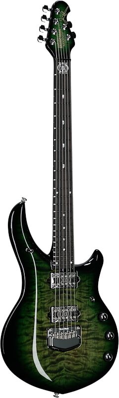open zoom image for Ernie Ball Music Man John Petrucci Majesty 6 BFR Electric Guitar, Malachite, Serial Number M019000, Body Left Front