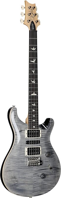 open zoom image for PRS Paul Reed Smith CE 24 Special Limited Electric Guitar, Faded Gray Black, Serial Number 0418393, Body Left Front