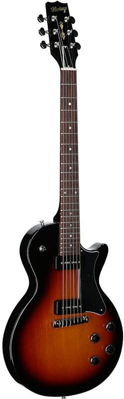 open zoom image for Heritage Custom Shop Core Collection Factory Special H-137 Electric Guitar, 3-Tone Sunburst, Serial Number HC1251274, Body Left Front