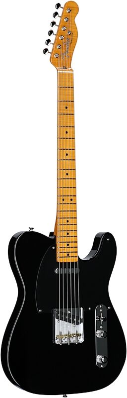 open zoom image for Fender Limited Edition American Vintage II 1951 Telecaster Electric Guitar (with Case), Black, Serial Number V2561055, Body Left Front