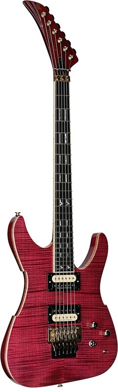 open zoom image for Peavey Vandenberg Signature Series Electric Guitar (with Case), Purple Flame Maple, Serial Number 0ARCFG2500252, Body Left Front