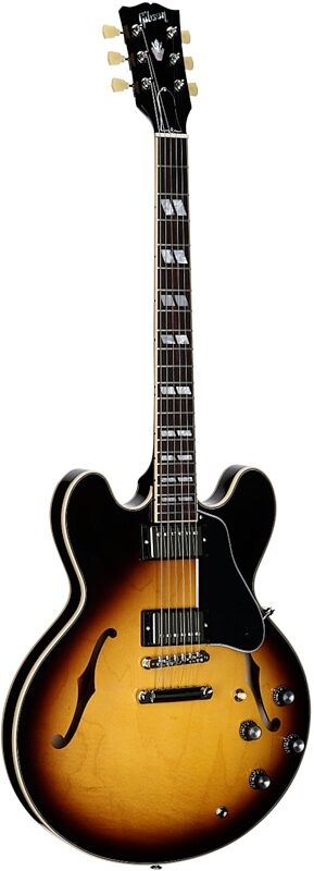 open zoom image for Gibson ES-345 Electric Guitar (with Case), Vintage Burst, Serial Number 230150237, Body Left Front