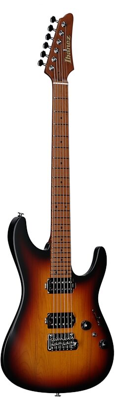 open zoom image for Ibanez AZ2402 Prestige Electric Guitar (with Case), Tri Fade Burst, Serial Number 210002F2527817, Body Left Front
