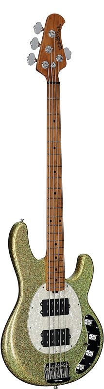 open zoom image for Ernie Ball Music Man StingRay Special HH Electric Bass (with Case), Yellow Brick Road, Roasted Maple Fretboard, Serial Number K11603, Body Left Front