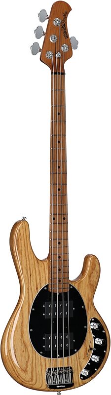 open zoom image for Ernie Ball Music Man StingRay Special HH Electric Bass (with Case), Classic Natural, Roasted Maple Fretboard, Serial Number K11372, Body Left Front