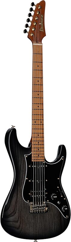 open zoom image for Ibanez AZ2204 Prestige Electric Guitar (with Case), Transparent Gray Burst, Serial Number 210001F2533183, Body Left Front