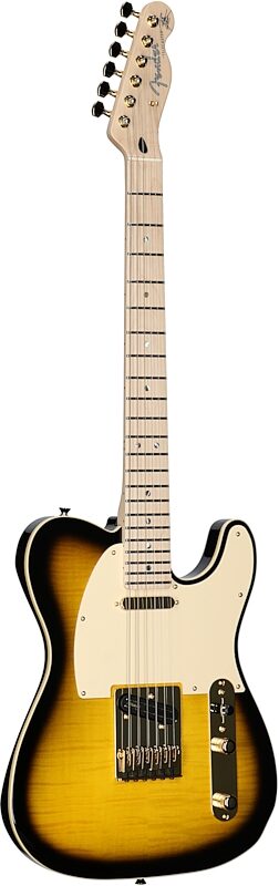 open zoom image for Fender Richie Kotzen Telecaster Electric Guitar (Maple Fingerboard), Brown Sunburst, Serial Number JD25024754, Body Left Front