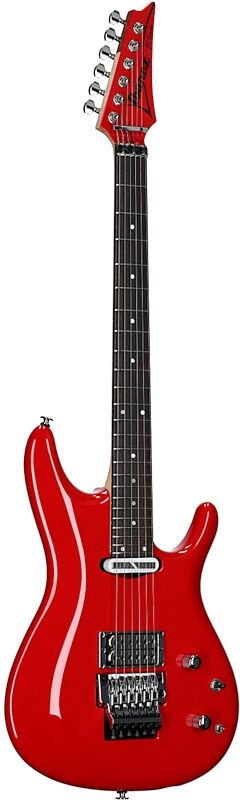 open zoom image for Ibanez Joe Satriani JS2480 Electric Guitar (with Case), Muscle Car Red, Serial Number 210002F2527850, Body Left Front