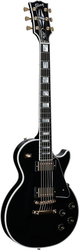 open zoom image for Gibson Les Paul Custom 70s Electric Guitar (with Case), Ebony, Serial Number 232150183, Body Left Front