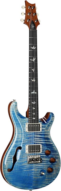 open zoom image for PRS Paul Reed Smith DGT Semi-Hollow Birds Electric Guitar (with Case), Faded Blue Jean, Serial Number 0420510, Body Left Front