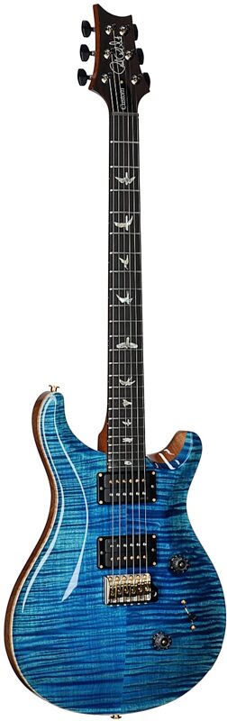 open zoom image for PRS Paul Reed Smith Custom 24 Limited 10-Top Electric Guitar (with Case), Arctic Blue, Serial Number 0421893, Body Left Front