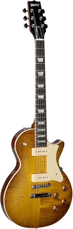 open zoom image for Heritage Standard II Collection H-150 P-90 Electric Guitar (with Case), Dirty Lemon Burst, Serial Number 1260584, Body Left Front