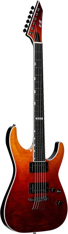 open zoom image for ESP EII Horizon NTII Electric Guitar (with Case), Tiger Eye Amber, B-Stock, Serial Number ES8605253, Body Left Front