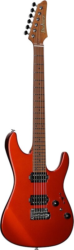 open zoom image for Ibanez AZ2402 Prestige Electric Guitar (with Case), Roadster Orange Metallic, Serial Number 210002F2600996, Body Left Front