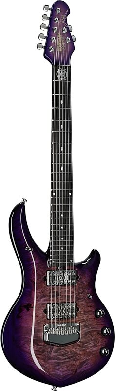 open zoom image for Ernie Ball Music Man Majesty 7 Electric Guitar, 7-String (with Case), Wolf's Bane, Serial Number M021945, Body Left Front