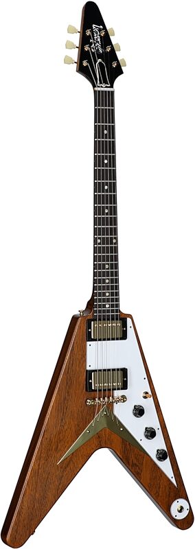 open zoom image for Gibson Custom Shop 1958 Mahogany Flying V Reissue Electric Guitar (with Case), New, Serial Number 86234, Body Left Front