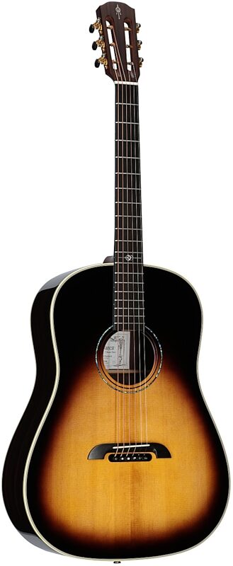open zoom image for Alvarez Yairi DYMR70 Masterworks Dreadnought Acoustic Guitar (with Case), Sunburst, Serial Number 76746, Body Left Front