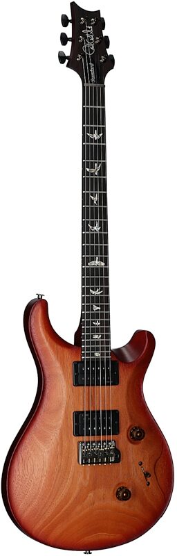 open zoom image for PRS Paul Reed Smith Satin Standard 24 Electric Guitar, Dark Cherry Sunburst, with Gig Bag, Serial Number 0427252, Body Left Front