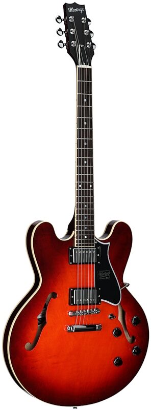 open zoom image for Heritage Standard II Collection H-535 Electric Guitar (with Case), Chestnut Burst, Serial Number 1260940, Body Left Front