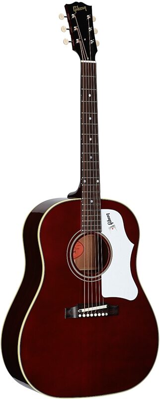 open zoom image for Gibson '60s J-45 Original Acoustic Guitar (with Case), Wine Red, Serial Number 23175263, Body Left Front