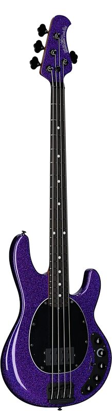 open zoom image for Ernie Ball Music Man DarkRay Bass Guitar (with Gig Bag), Plasma Purple, Serial Number S13453, Body Left Front