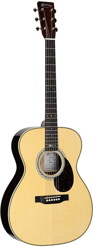 open zoom image for Martin OM-JM John Mayer Special Edition Acoustic-Electric Guitar (with Case), New, Serial Number M3062052, Body Left Front