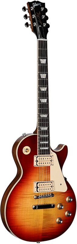 open zoom image for Gibson Limited Edition Les Paul Standard '60s Double Trouble Electric Guitar, Vintage Bourbon, Serial Number 221050060, Body Left Front