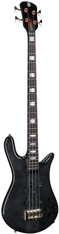 open zoom image for Spector Euro 4 Doug Wimbish Signature Model Electric Bass, Black Stain Gloss, Serial Number ]C121NB24160, Body Left Front