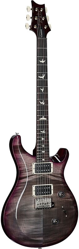 open zoom image for PRS Paul Reed Smith S2 Custom 24 Gloss Pattern Thin Electric Guitar (with Gig Bag), Faded Gray Black Blue Smokeburst, Serial Number S2088347, Body Left Front