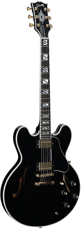 open zoom image for Gibson ES Supreme Electric Guitar (with Case), Ebony, Serial Number 210160000, Body Left Front