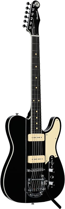 open zoom image for Reverend Greg Koch Gristle 90 Electric Guitar, Midnight Black, Body Left Front