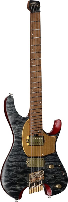 open zoom image for Ibanez Manuel Gardner Fernandes Electric Guitar (with Gig Bag), Obsidian Black, Body Left Front