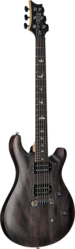 open zoom image for PRS Paul Reed Smith SE CE24 Standard Stoptail Electric Guitar (with Gig Bag), Satin Charcoal, Body Left Front