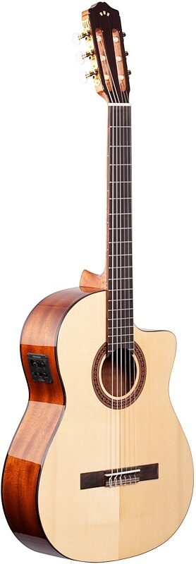 open zoom image for Cordoba C5-CE Classical Acoustic-Electric Guitar, Natural, Solid Spruce Top, Body Left Front