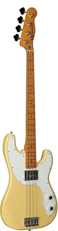 open zoom image for Squier Classic Vibe Telecaster Electric Bass, with Maple Fingerboard, Vintage White, Body Left Front