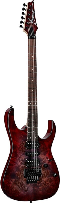 open zoom image for Ibanez RG470PB Electric Guitar, Red Eclipse Burst, Body Left Front