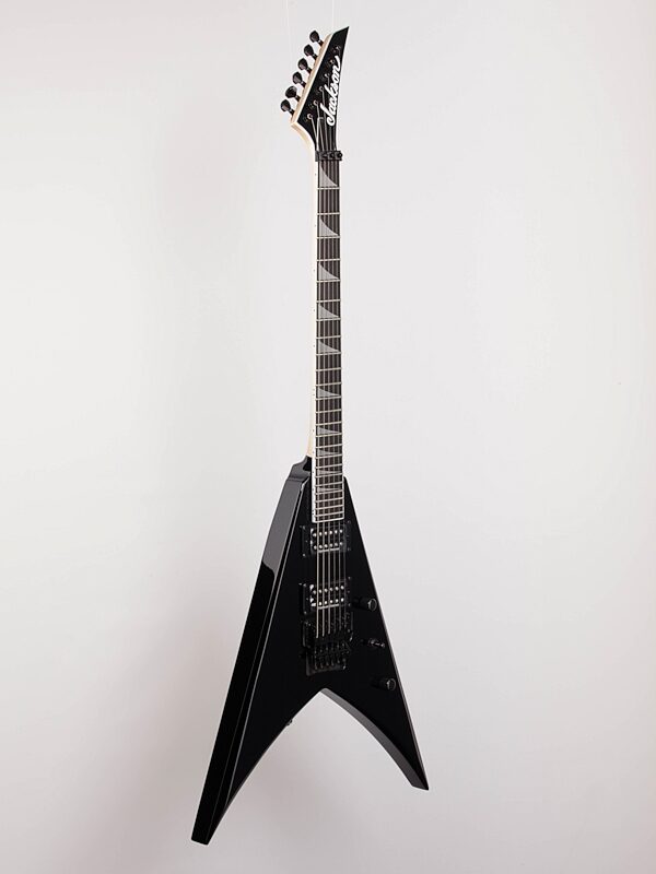 open zoom image for Jackson Pro Series King V KV Electric Guitar, Ebony Fingerboard, Gloss Black, Open Box (Very Good), Body Left Front