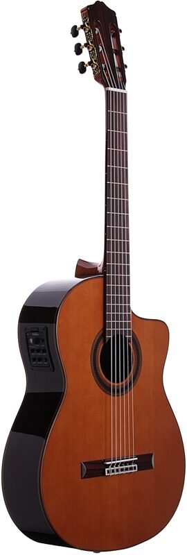 open zoom image for Cordoba C7-CE CD/IN Classical Acoustic-Electric Guitar, New, Body Left Front