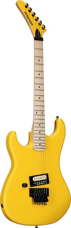 open zoom image for Kramer Baretta Original Series Electric Guitar, Left-Handed, Bumblebee Yellow, Body Left Front